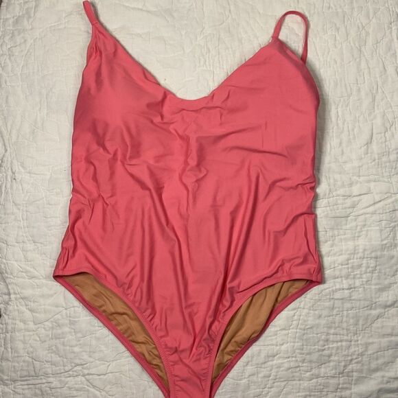 NWT J.Crew Scoopneck one-piece in pink size 20 - Picture 4 of 7